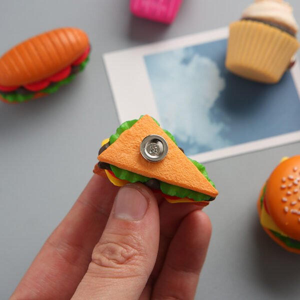 wholesale food fridge magnets: popcorn, french fries, cupcakes, hot dogs, sandwiches, hamburgers factory direct