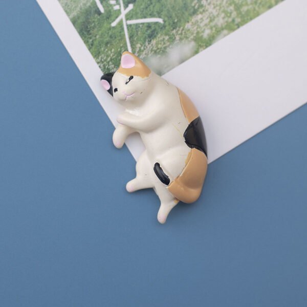 wholesale japanese 3d fridge magnets, fresh and cute pet small animals cats, ins decorative magnets, cartoon nordic style factory direct