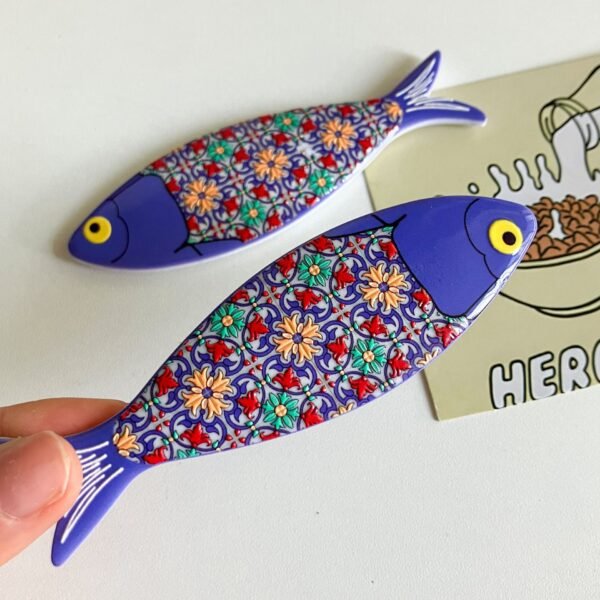 wholesale fish-shaped fridge magnets in bohemian style, colorful melamine material with embossed patterns for home daily decorations factory direct