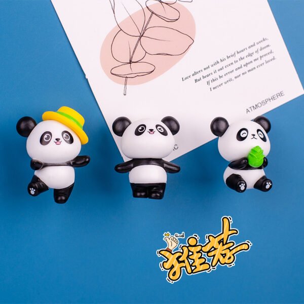 wholesale adorable panda fridge magnets, magnetic attraction, 3d creative travel cultural souvenirs, gifts, magnetic home decorations factory direct