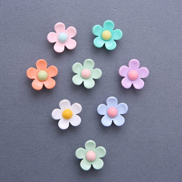 wholesale special price flower fridge magnets, five-petal flowers strong magnetic ironstone, creative fresh and artistic magnetic stickers customized factory direct