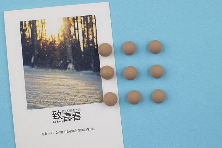 wholesale sandblasted magnetic morandi round stickers, whiteboard and slotted board photo stickers, minimalist fridge magnets, magnetic stickers factory direct