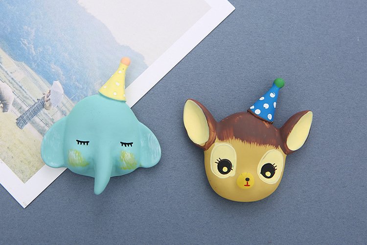 wholesale rabbits, small animals, deer, resin fridge magnets, bears, elephants, magnets factory direct
