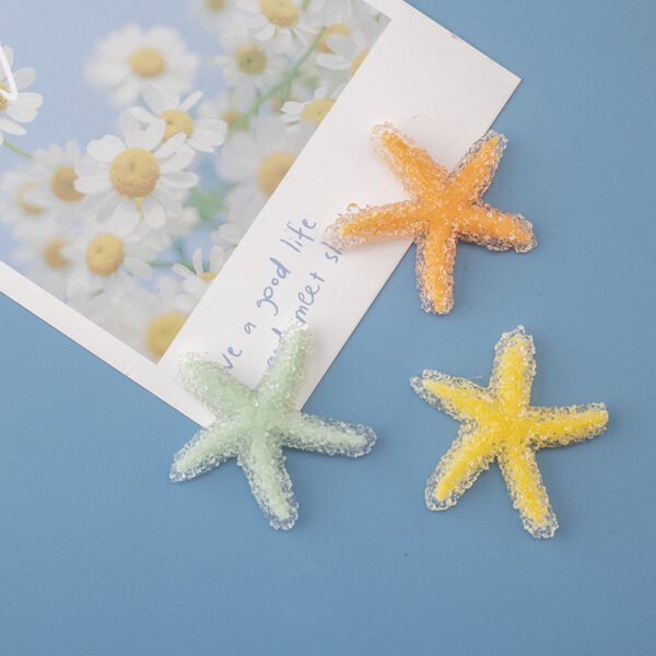 wholesale crystal starfish fridge magnets, magnetic stickers, creative 3d home decorations, iron magnets factory direct