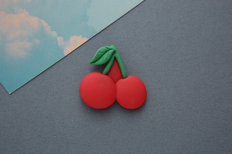 wholesale cute strawberries, carrots, avocados, cherries fruit fridge magnets, 3d  factory direct