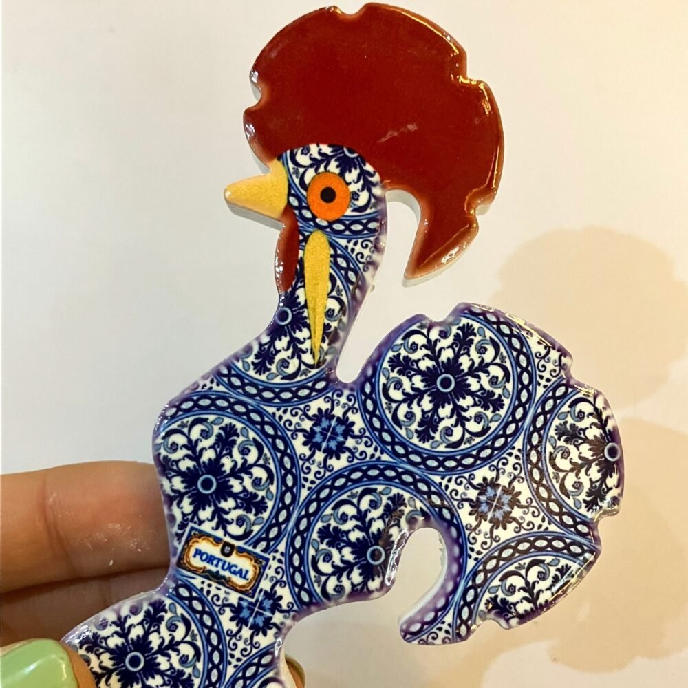 wholesale rooster-shaped fridge magnets, travel souvenirs, home decorative crafts, creative ceramic factory direct