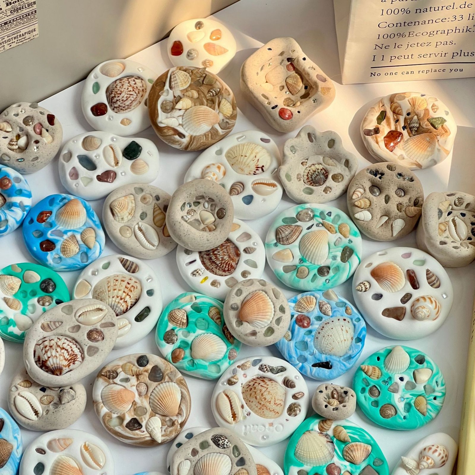 wholesale ultra-light clay handmade diy ocean series cute fridge magnets for home daily decorations factory direct wholesale ultra-light clay handmade diy ocean series cute fridge magnets for home daily decorations factory direct