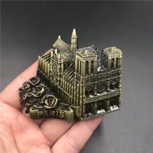 metal fridge magnet tourist souvenir notre dame de paris