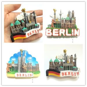 3d berlin ancient architecture tourism commemorative gift refrigerator sticker desktop ornament collection magnetic sticker