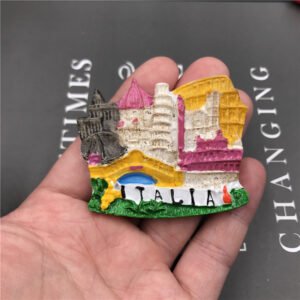 resin magnetic refrigerator sticker in venice, italy