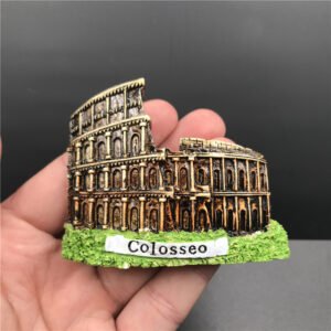 resin fridge magnet wholesale colosseum in rome, italy