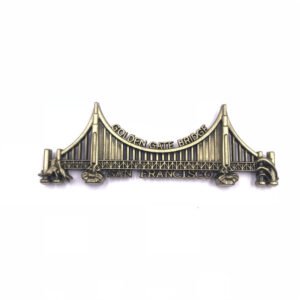 metal fridge magnets tourist souvenirs oem american golden gate bridge