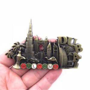 dubai metal fridge magnet panorama 2