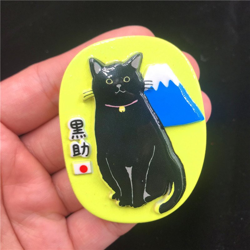 japanese tourist souvenir refrigerator magnet wholesale fan-shaped dancer 1