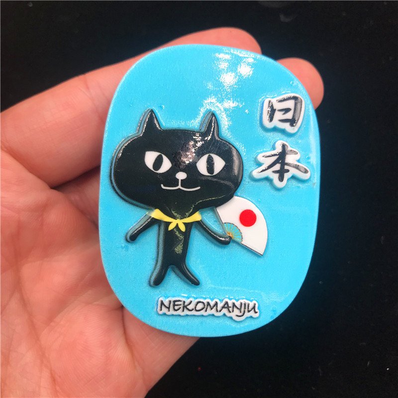 japanese tourist souvenir refrigerator magnet wholesale fan-shaped dancer 1