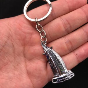 metal keychain tourist souvenir burj al arab