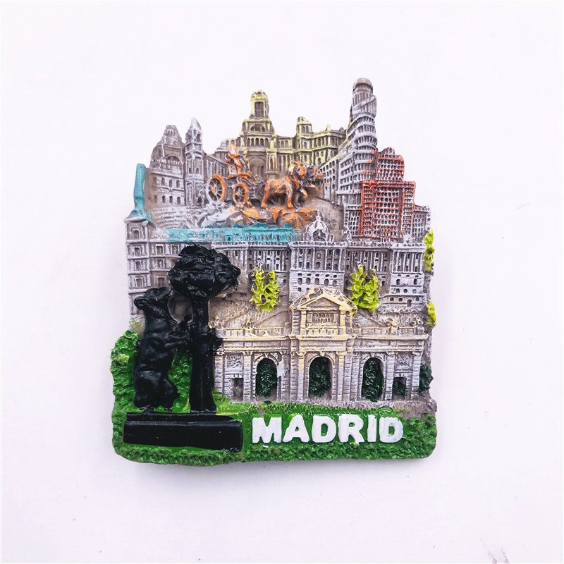 resin magnetic refrigerator magnet wholesale norwegian polar bear
