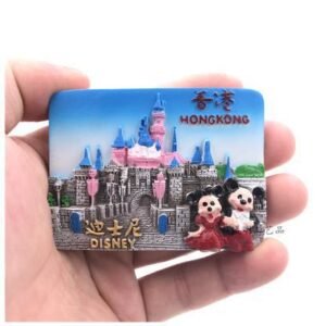 hong kong travel souvenir fridge magnets hong kong disneyland