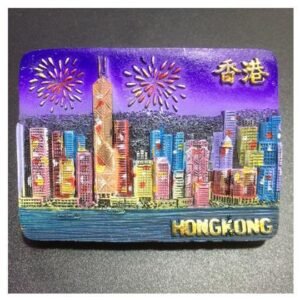 hong kong travel souvenir fridge magnet hong kong箱贴 香港