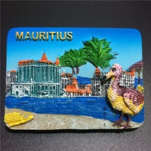 export mauritius world tourism commemorative resin refrigerator stickers collection relief hand drawn creative