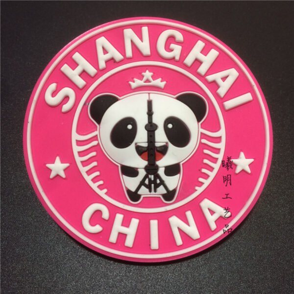 shanghai city fridge magnets tourist souvenirs wholesale panda pink