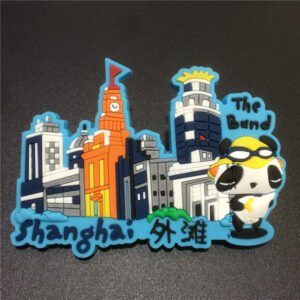 shanghai city fridge magnets tourist souvenirs wholesale bund man