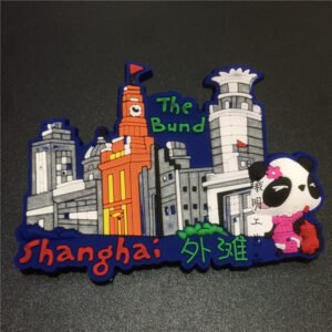 shanghai city fridge magnets tourist souvenirs wholesale bund girl