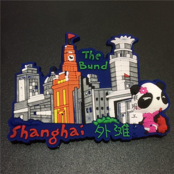 shanghai city fridge magnets tourist souvenirs wholesale bund girl