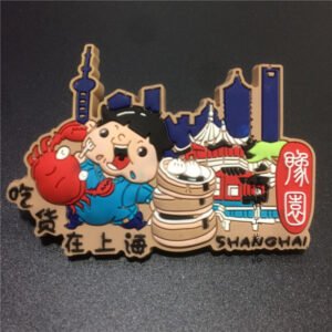 shanghai city fridge magnets tourist souvenirs wholesale yuyuan foodie in shanghai
