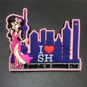 shanghai city fridge magnets tourist souvenirs wholesale night shanghai