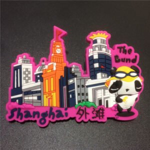 shanghai city fridge magnets tourist souvenirs wholesale meihong beach