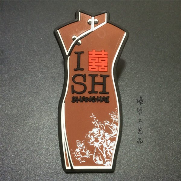shanghai city fridge magnets tourist souvenirs wholesale coffee cheongsam