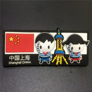 shanghai city fridge magnets tourist souvenirs wholesale national flag