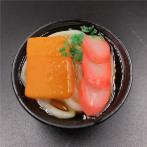 simulation food refrigerator magnet japanese ramen three-dimensional magnetic tofu and red sausage ramen