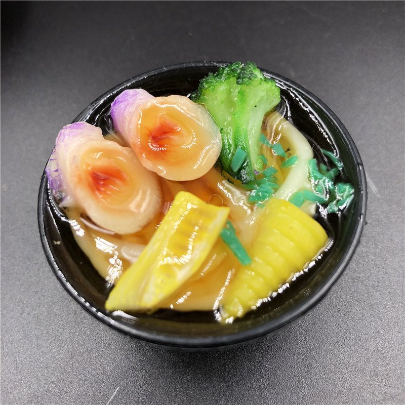 simulation food fridge magnet japanese ramen 3d magnetic seafood vegetable noodles