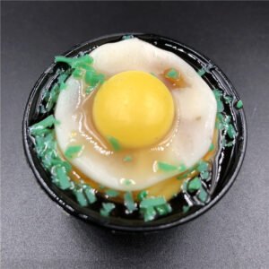 simulation food refrigerator magnet japanese ramen three-dimensional magnetic egg and green onion ramen