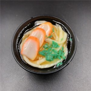simulation food refrigerator magnet japanese ramen three-dimensional magnetic red sausage chopped green onion noodles