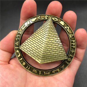 metal fridge magnets tourist souvenirs dealer egyptian pyramids
