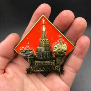 metal fridge magnets tourist souvenirs distributor myanmar