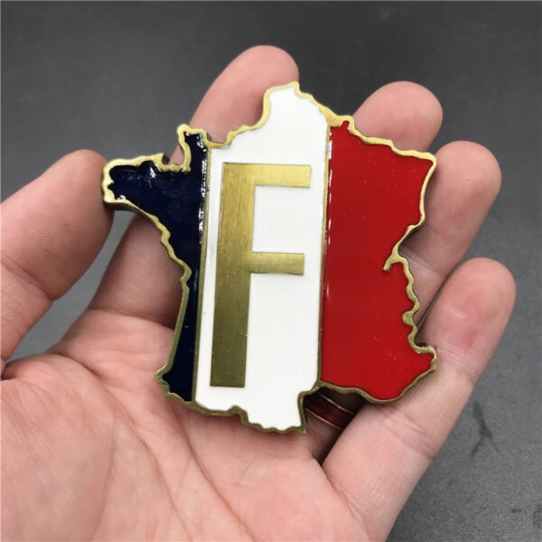 metal fridge magnets travel souvenirs oem/odm french alphabet map