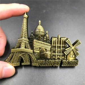 metal fridge magnets tourist souvenirs dealer great french panorama