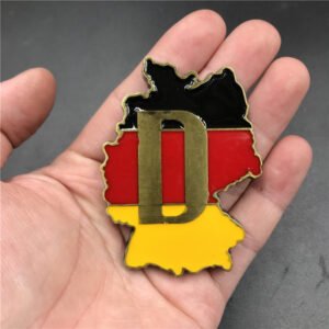 metal fridge magnets travel souvenirs oem/odm german alphabet map