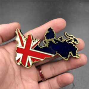 metal fridge magnets travel souvenirs oem/odm uk map