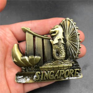 metal fridge magnets tourist souvenirs factory singapore