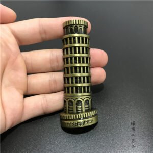 metal fridge magnets tourist souvenirs dealer leaning tower of pisa, italy