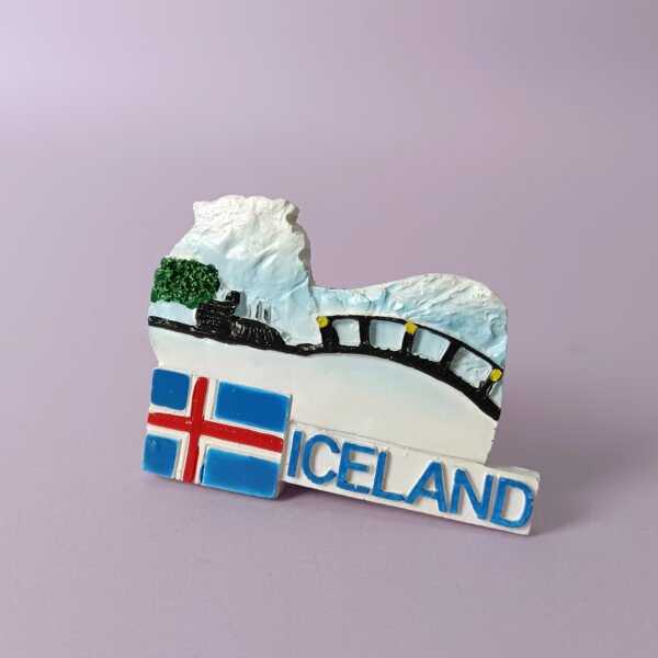 european fridge magnet wholesale manufacturer l98 icelandic flag