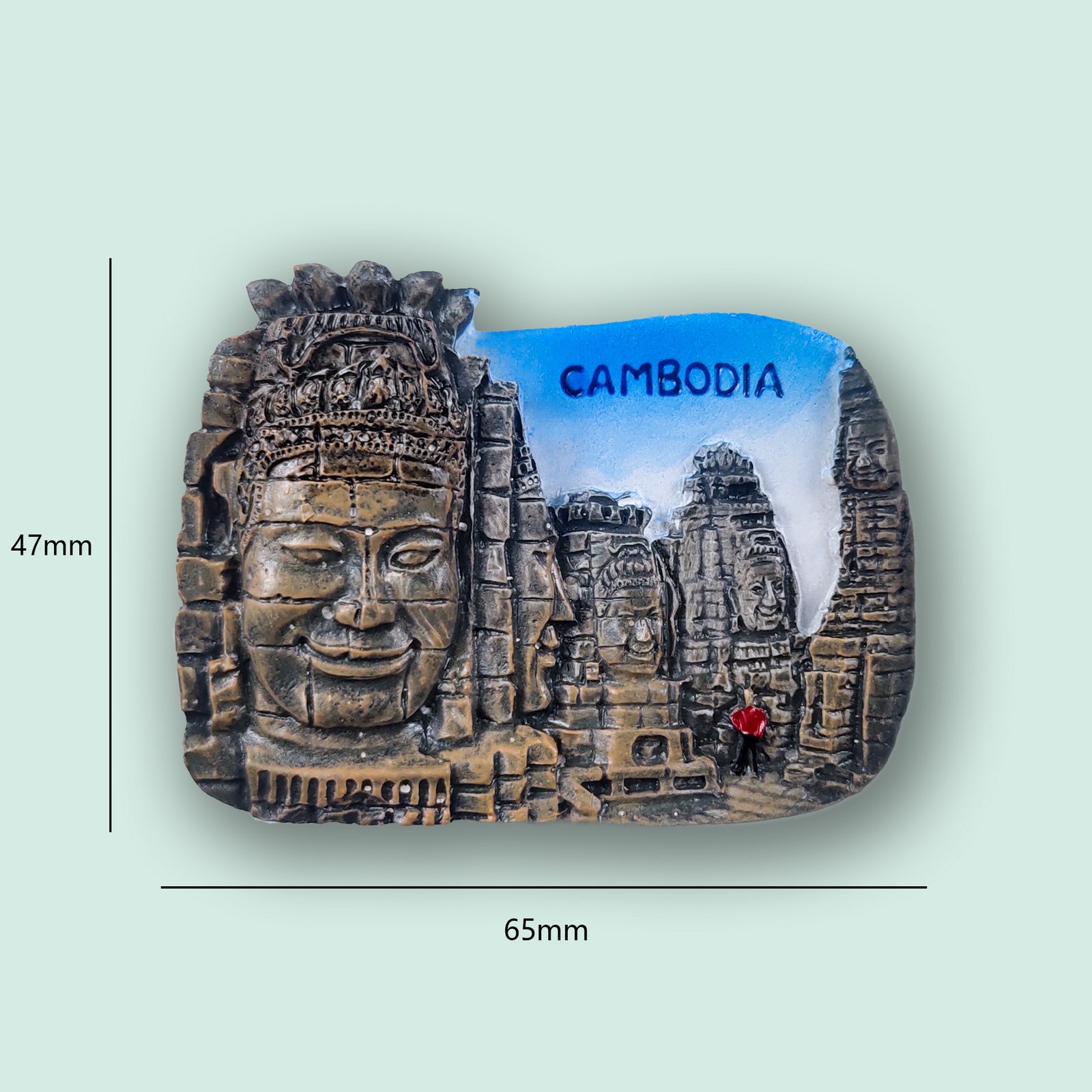 asian countries cambodia fridge magnets tourist souvenirs resin magnetic manufacturers wholesale
