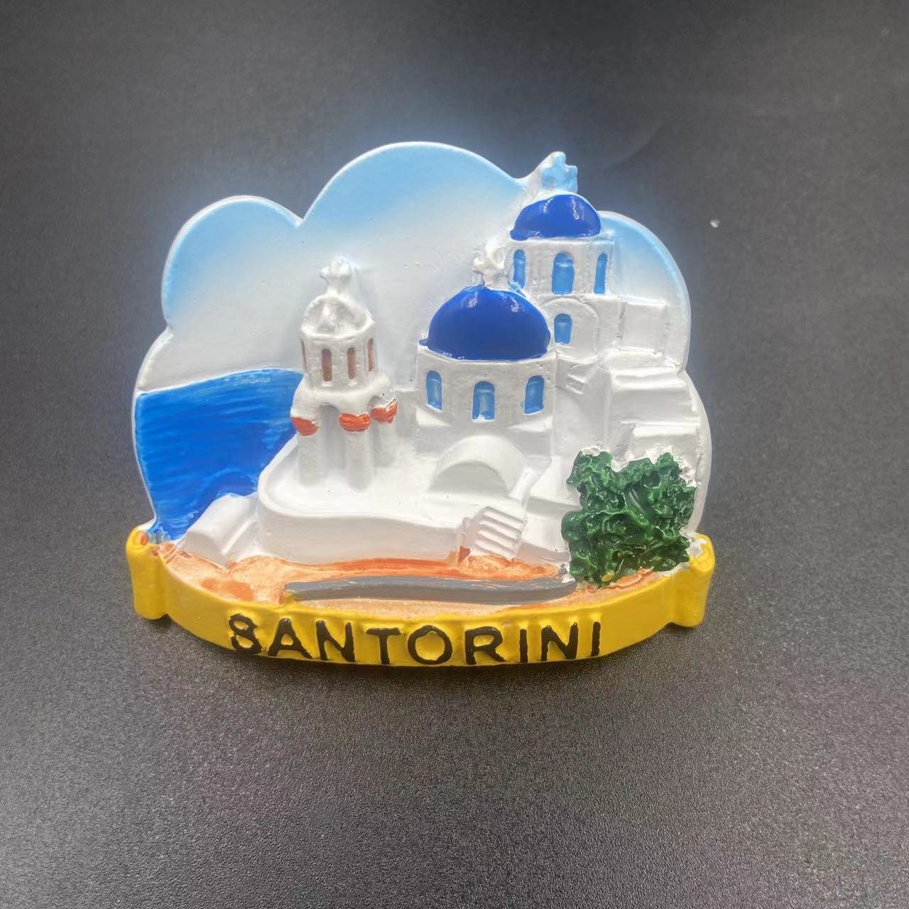 greece santorini - a breathtaking collection of 3d church scenery magnetic refrigerator magnets for wholesale