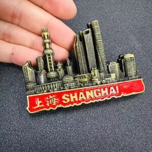 metal fridge magnets tourist souvenirs dealer shanghai hongdi