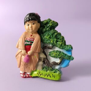 asian city fridge magnet factory wholesale l132 japanese kimono girl